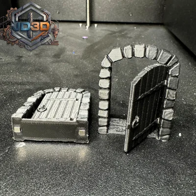 Cửa Hầm Ngục D&D (Dạng in liền khối - Print-in-Place)