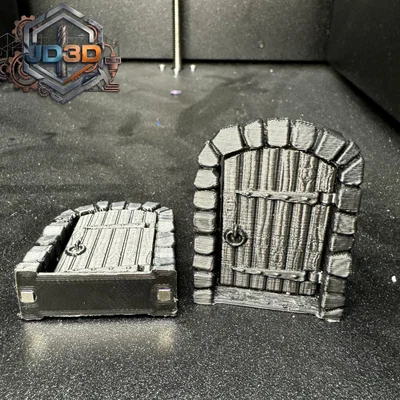 Cửa Hầm Ngục D&D (Dạng in liền khối - Print-in-Place)