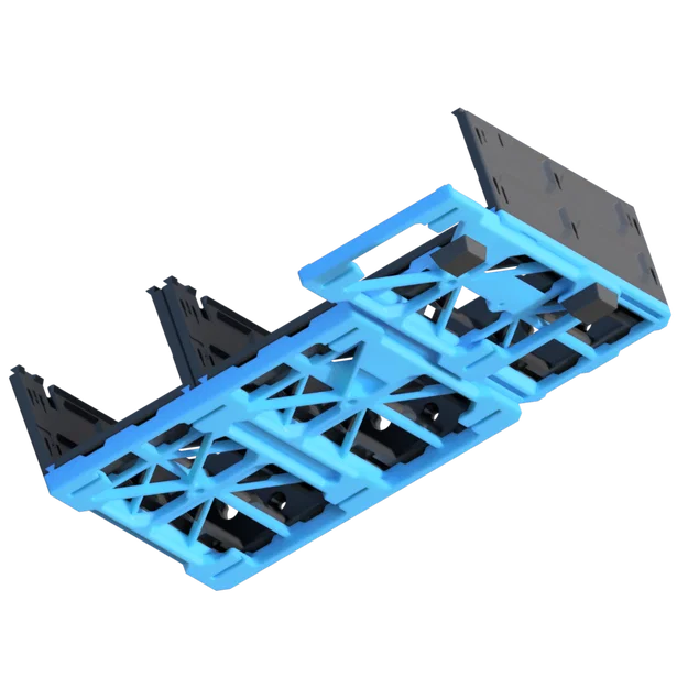 Thanh ray cố định GEN2 165 (Foot Rails) cho hệ thống tủ ngăn kéo 3D - Image 1