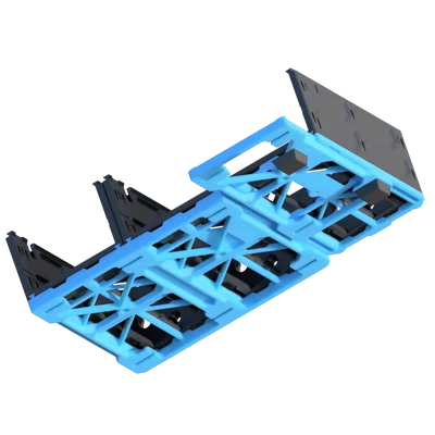 Thanh ray cố định GEN2 165 (Foot Rails) cho hệ thống tủ ngăn kéo 3D