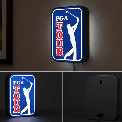 Hộp Đèn LED PGA Golf | File STL In 3D Đa Màu