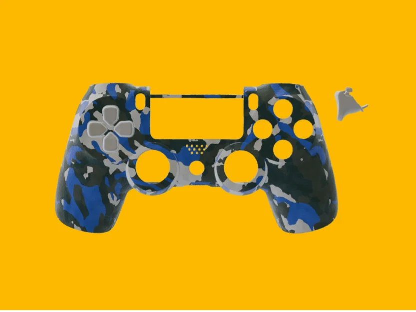 File scan 3D một phần tay cầm PS4 DualShock 4 (Thân chính, nút L2 và D-pad) - Image 1