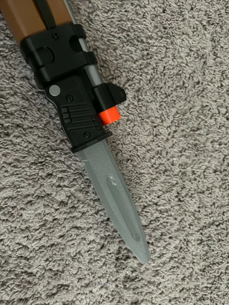 Lưỡi lê cải tiến cho súng Nerf Diamond Dog Kar98 - Image 2