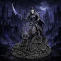 Vhorlath Realms – Dark Elf – Kỵ Sĩ Báo Đêm (Mô hình 3D Dark Fantasy STL) - Thumbnail 1