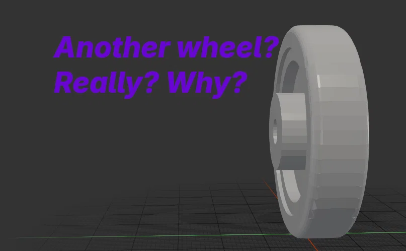 Bánh xe vali thay thế — 49 mm (kèm file nguồn FreeCAD) - Image 1