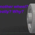 Bánh xe vali thay thế — 49 mm (kèm file nguồn FreeCAD) - Thumbnail 1