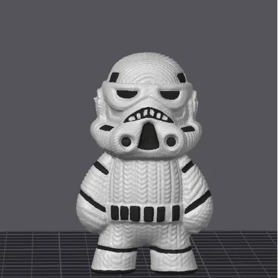 Mô hình Stormtrooper Len Đan (Kèm tùy chọn móc khóa)