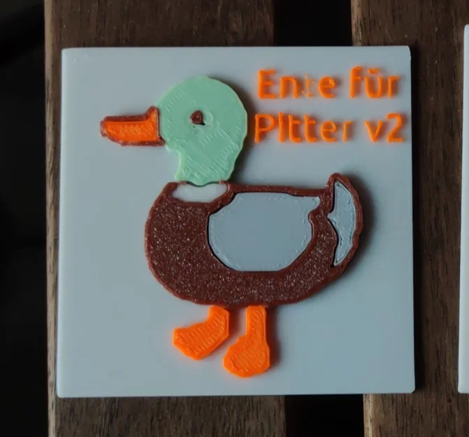 Chú vịt 3D (3D-Druck Duck) - Image 1