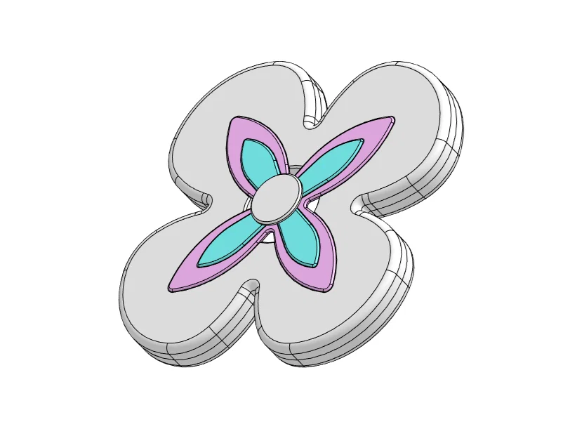 Fidget Spinner hình trâm cài áo March 7th (Honkai Star Rail) - Image 3