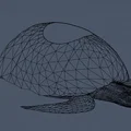 Mô hình in 3D Hộp đựng đồ hình Rùa biển (Sea Turtle Container) - Thumbnail 2