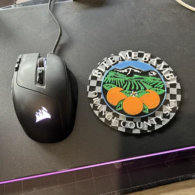 Mô hình logo 3D Bite Me Bambi - Trang trí ban nhạc Orange County SKA