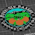 Mô hình logo 3D Bite Me Bambi - Trang trí ban nhạc Orange County SKA - Thumbnail 5