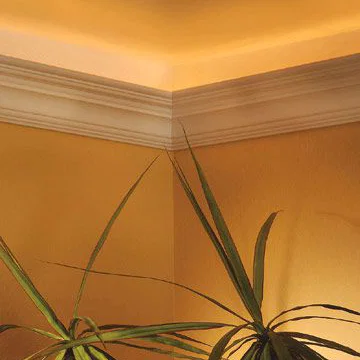 Phào chỉ trần nhà Crown Molding tích hợp khe gắn đèn LED trang trí