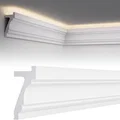 Phào chỉ trần nhà Crown Molding tích hợp khe gắn đèn LED trang trí - Thumbnail 3
