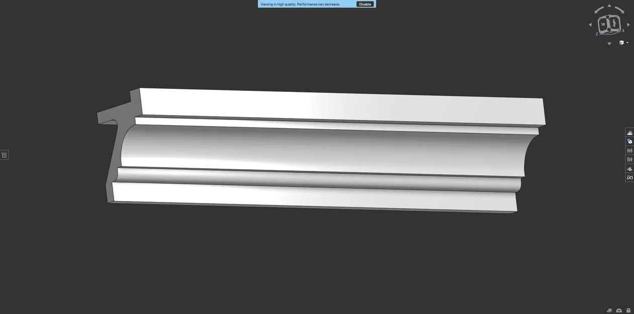 Phào chỉ trần nhà Crown Molding tích hợp khe gắn đèn LED trang trí - Image 4