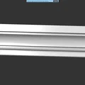Phào chỉ trần nhà Crown Molding tích hợp khe gắn đèn LED trang trí - Thumbnail 4