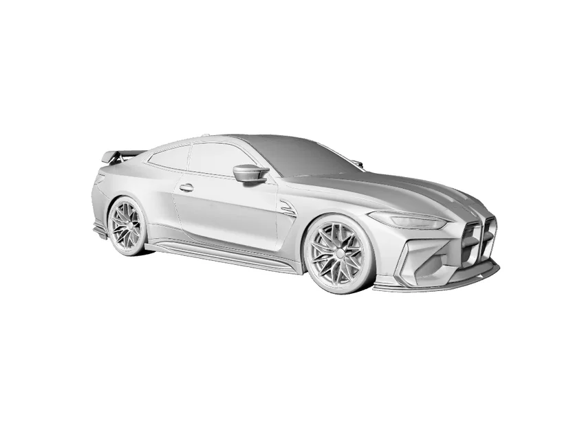 Mô hình 3D xe thể thao BMW M4 G82 sắc nét cho anh em mê xe - Image 1
