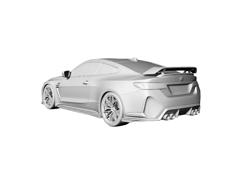 Mô hình 3D xe thể thao BMW M4 G82 sắc nét cho anh em mê xe - Image 3