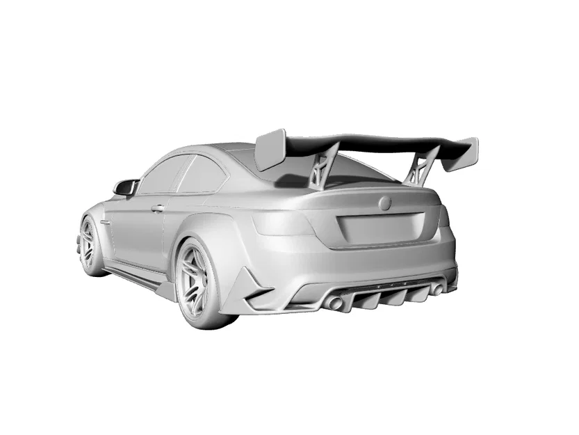 Mô hình BMW M3 F80 Widebody Drift in 3D cực ngầu - Image 3