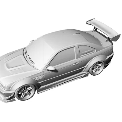 Mô hình BMW M3 E46 Widebody Drift 3D cực ngầu cho tín đồ mê xe