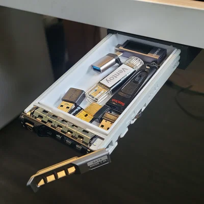 Khay Ngăn Kéo Gắn Dưới Bàn Cho Caddy HDD Dell 2.5 inch