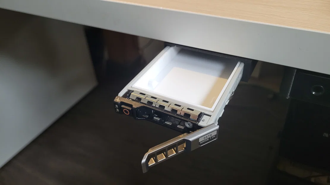 Khay Ngăn Kéo Gắn Dưới Bàn Cho Caddy HDD Dell 2.5 inch - Image 4