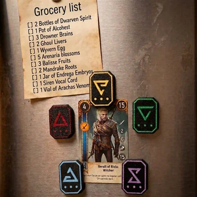 Nam châm hình ký tự The Witcher (Hỗ trợ MMU/Không MMU)