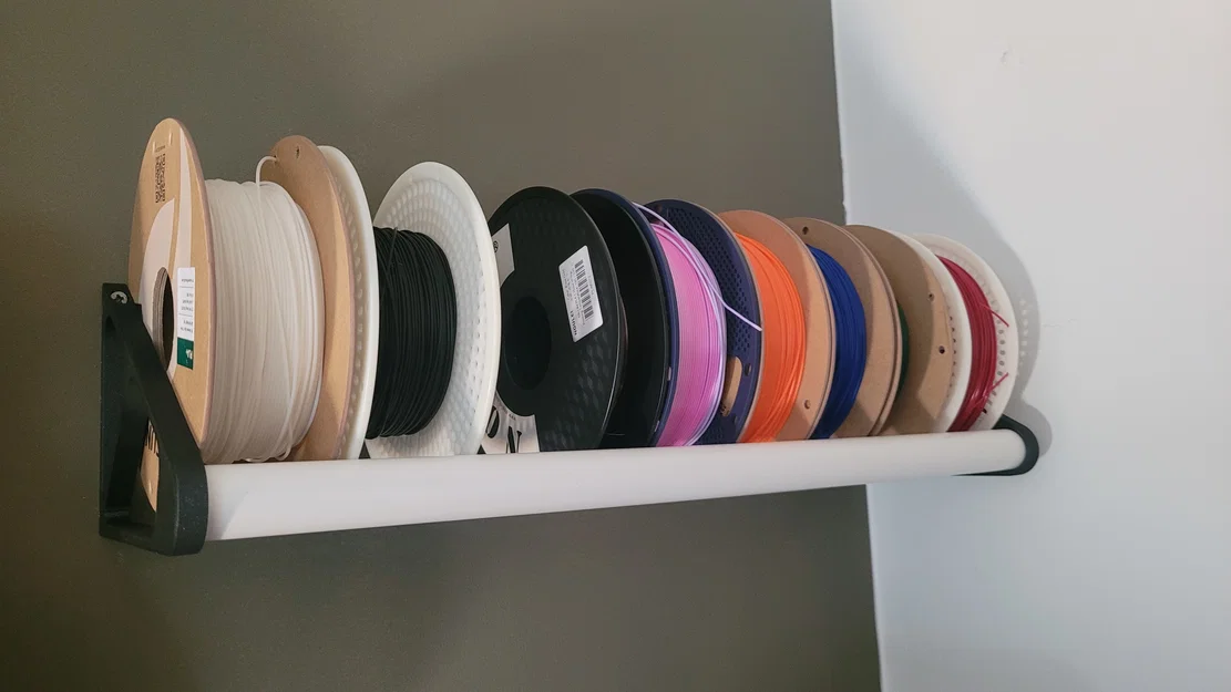 Giá treo cuộn filament gắn tường - Dùng cho ống phi 32mm - Image 2