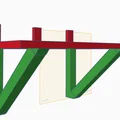 Thiết kế kệ treo tường thông minh (Polička) in 3D đơn giản - Thumbnail 1