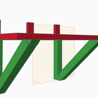 Thiết kế kệ treo tường thông minh (Polička) in 3D đơn giản