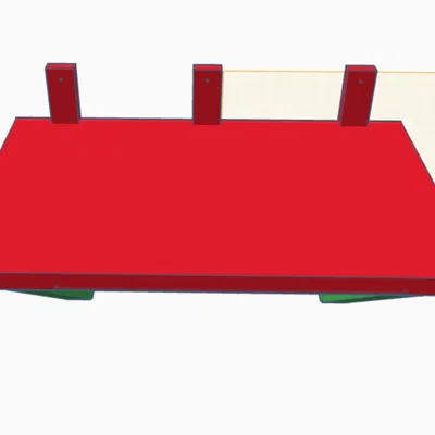 Thiết kế kệ treo tường thông minh (Polička) in 3D đơn giản
