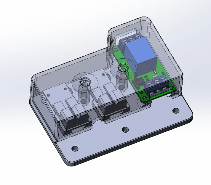 Vỏ hộp đựng hai mosfet và một relay - Image 1