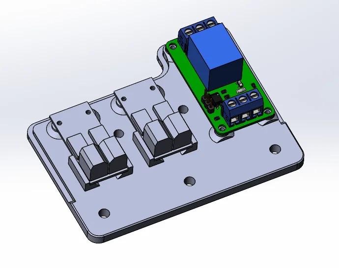 Vỏ hộp đựng hai mosfet và một relay - Image 2