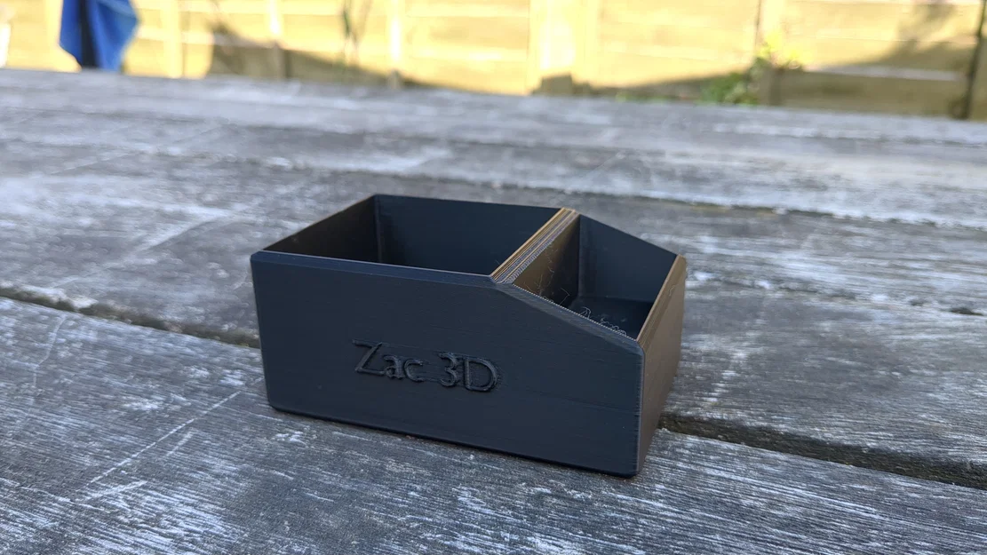 Hộp đựng đồ đa năng hai ngăn nhỏ gọn in 3D - Image 3