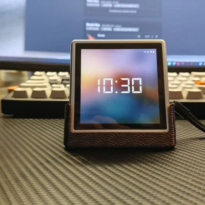 Đế dựng máy chơi game Anbernic RG Rotate thiết kế vân sóng độc đáo