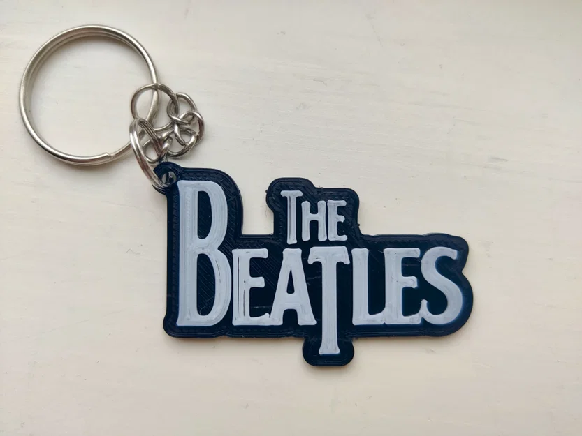 Móc khóa The Beatles in 3D độc đáo cho tín đồ âm nhạc - Image 1
