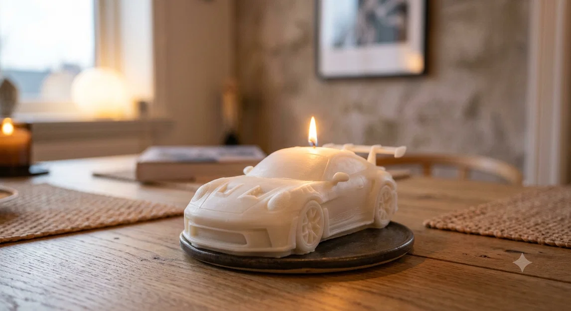 Khuôn đổ nến hình xe Porsche 911 GT3 RS - Image 1