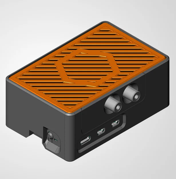 Vỏ máy dạng mô-đun cho Raspberry PI5 kèm HiFi Hat (Audiophonics, Hifiberry) hoặc 1-wire - Image 1