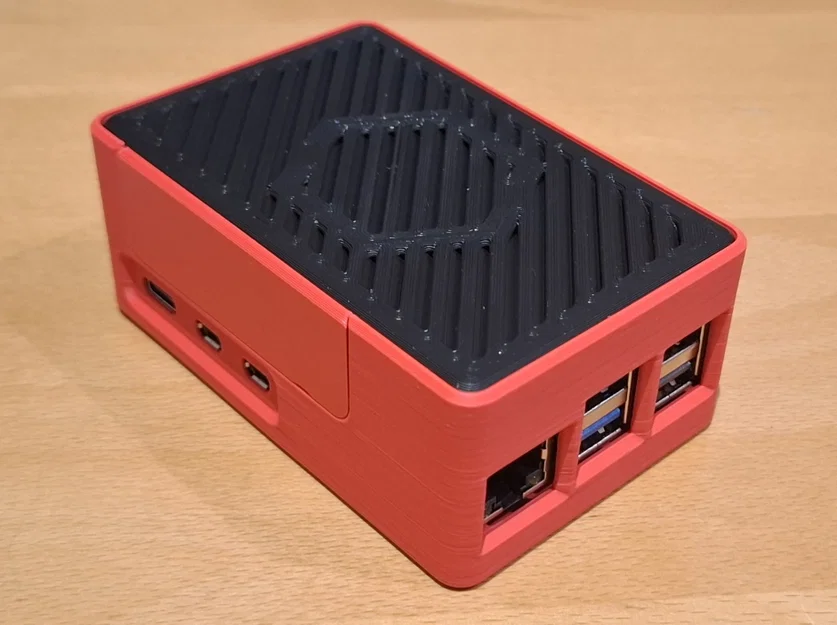 Vỏ máy dạng mô-đun cho Raspberry PI5 kèm HiFi Hat (Audiophonics, Hifiberry) hoặc 1-wire - Image 2