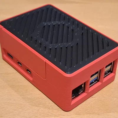 Vỏ máy dạng mô-đun cho Raspberry PI5 kèm HiFi Hat (Audiophonics, Hifiberry) hoặc 1-wire
