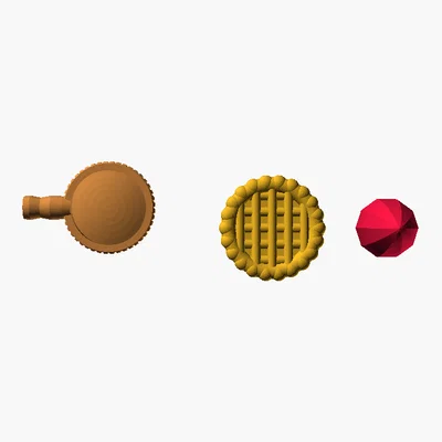 Bộ sưu tập MTG Token: Food, Blood và Clue Artifact (In 3D)