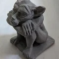 Tượng Grotesque trang trí 3D - Vật hộ mệnh cho góc máy in của bạn - Thumbnail 3