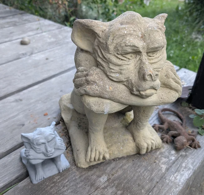 Tượng Grotesque trang trí 3D - Vật hộ mệnh cho góc máy in của bạn - Image 5