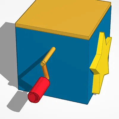 Mô hình đồ chơi Boxy Boo (Hộp nhạc trang trí 3D)