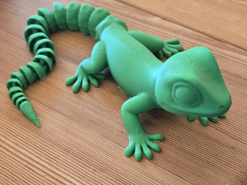 Mô hình thằn lằn đuôi dài cử động linh hoạt - Mẫu in 3D độc đáo - Image 1