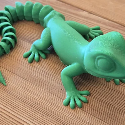 Mô hình thằn lằn đuôi dài cử động linh hoạt - Mẫu in 3D độc đáo