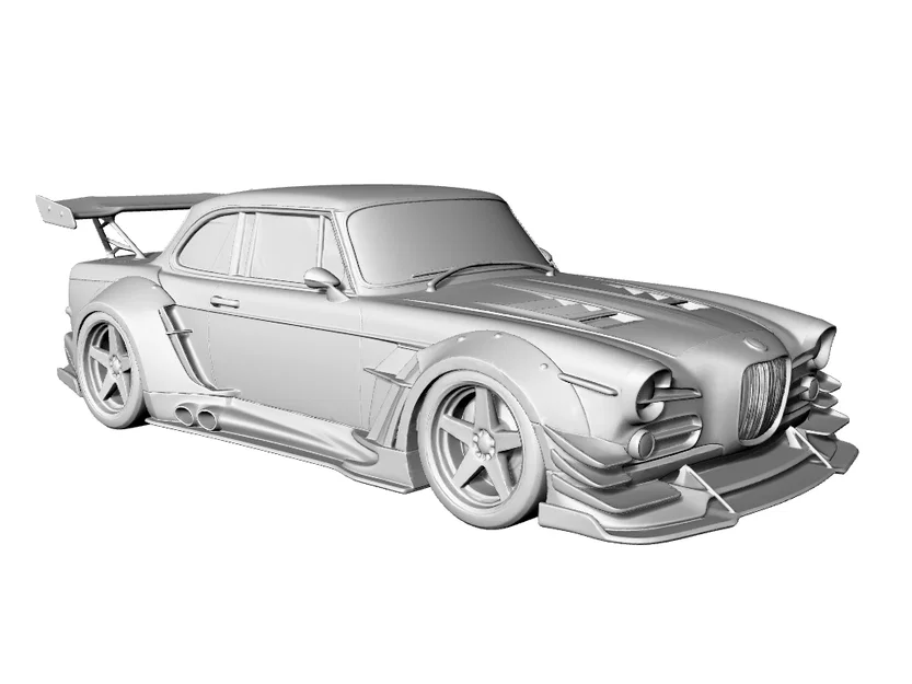 Mô hình 3D BMW 503 Coupé Widebody Drift đầy cá tính - Image 1