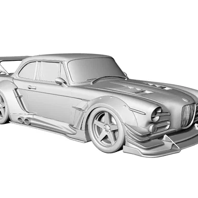 Mô hình 3D BMW 503 Coupé Widebody Drift đầy cá tính