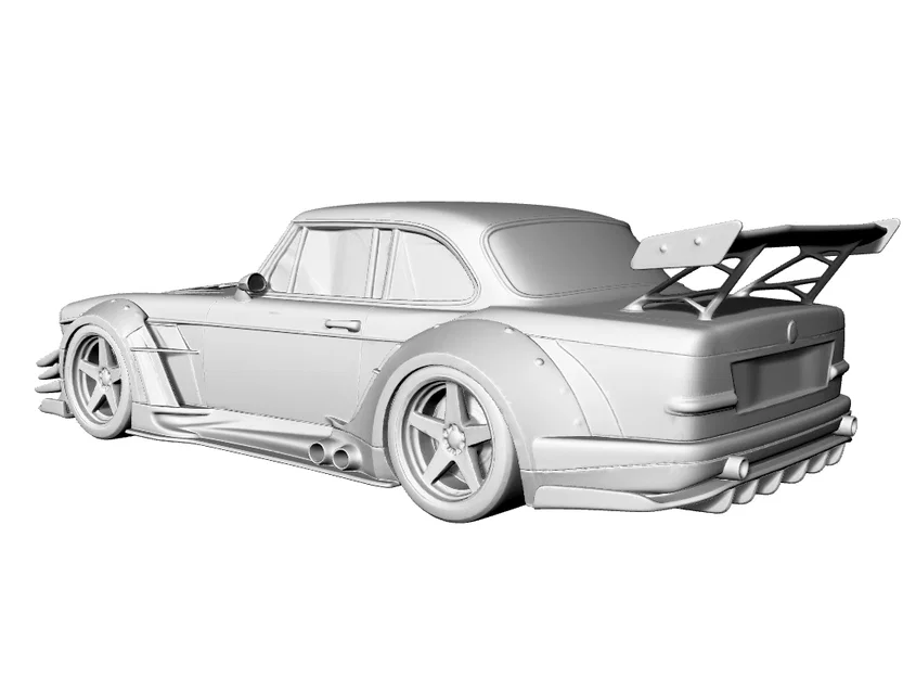 Mô hình 3D BMW 503 Coupé Widebody Drift đầy cá tính - Image 4