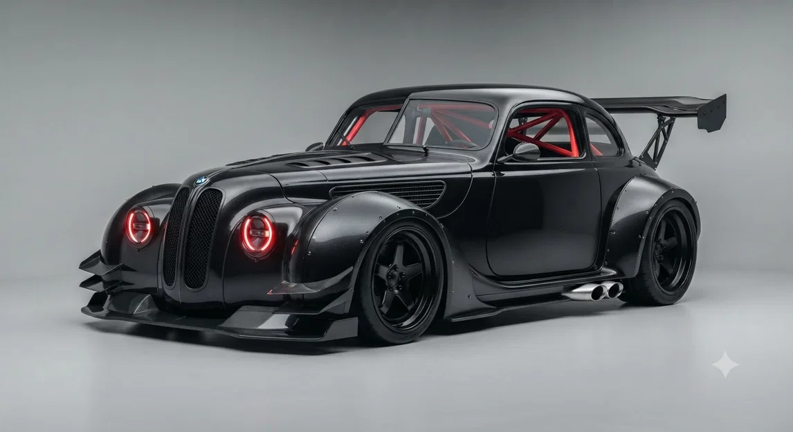 Mô hình BMW 327 Coupe Widebody Drift chất lượng cao - Image 5